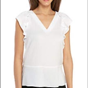 MICHAEL Michael Kors Ruffle Peplum Blouse